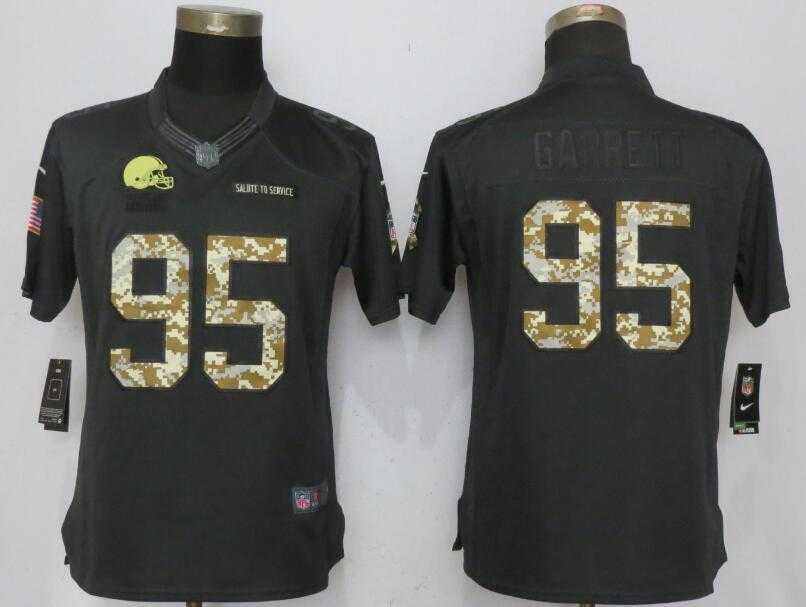 Women Nike Cleveland Browns #95 Garrett Anthracite Salute To Service Limited Jersey,We sell and wholesale Women Nike Cleveland Browns #95 Garrett Anthracite Salute To Service Limited Jersey on line form chian!